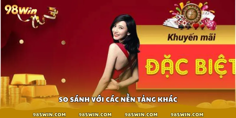 So sánh với các nền tảng khác